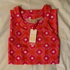 All For Color w/tags Size: S UPF50 Pink Prep Seaview